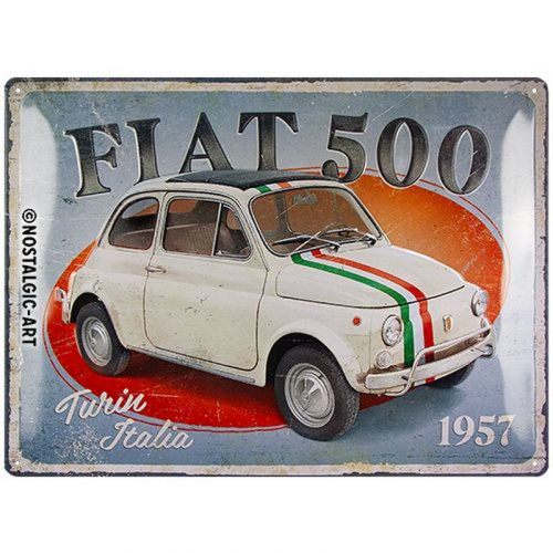 Blechschild Fiat Streifen 1
